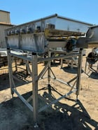 46" wide x 7' long, Best #2199-225-1, Stainless Steel vibratory feeder, 8" high sidewalls, dual vibrator - Image 4