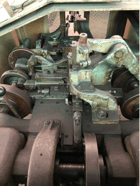 Baird #2, 4-slide, 1/8" wire diameter, 1" ribbon, 2 plane straightener, 8" feed, variable speed - Image 2
