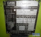 5500 lb. Clark #C500-55, LP gas forklift, 244" lift height, protective roll cage, automatic transmission - Image 8