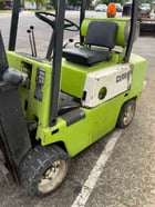 5500 lb. Clark #C500-55, LP gas forklift, 244" lift height, protective roll cage, automatic transmission - Image 9