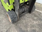 5500 lb. Clark #C500-55, LP gas forklift, 244" lift height, protective roll cage, automatic transmission - Image 10