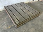 60" x 55", T-slotted floor plate, 5 T-slots - Image 1