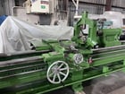 27.5" x 120" Lehmann #2516, hollow spindle lathe, dual 4-jaw chucks, taper attachment, coolant pump - Image 2