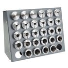 Precision Matthews 28 Pc. 5C Precision Metric Collet Set, 1mm-28mm - Image 1