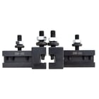 Wedge, Quick Change Tool Post Set, AXA Size w/ (3) 250-201 Straight Holder & (2) 250-102 Straight w/V Groove - Image 3