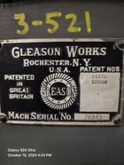 Gleason #24A, straight bevel coniflex gear generator, 35" dia. capacity, very good, serial #24797 - Image 10