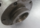 6-1/4" 3-Jaw self-centering universal LOO back lathe chuck with wrench (YMC) - Image 7