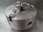 8" 3-Jaw self-centering D1-6 Camlock back lathe chuck with wrench (YMC) - Image 2