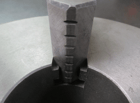 8" 3-Jaw self-centering D1-6 Camlock back lathe chuck with wrench (YMC) - Image 6