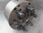 8" 3-Jaw self-centering D1-6 Camlock back lathe chuck with wrench (YMC) - Image 7