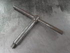 8" 3-Jaw self-centering D1-6 Camlock back lathe chuck with wrench (YMC) - Image 9