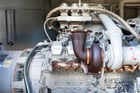 650 KW MTU #650RXC6DT2, generator, weatherproof enclosure, 277/480 Volts, 922 hours, 2008, #091419 - Image 4