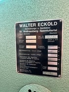 Eckold #KF460, cap: 3.0m steel form, 4mm light alloy, 2.0mm Stainless Steel, tooling, (2 available) - Image 2