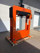 100 Ton, Machineco (Canadian Press division) #HFP-100, H-frame hydraulic press, 16" stroke, 10 HP, 9" bore - Image 5