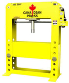 100 Ton, Machineco (Canadian Press division) #HFP-100, H-frame hydraulic press, 16" stroke, 10 HP, 9" bore - Image 7