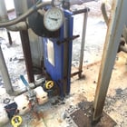 35 sq.ft., Alfa-Laval, 16FG, 150 psi @ 250°F, Carbon Steel frame, 316 Stainless Steel plates - Image 1