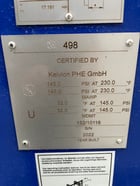 411 sq.ft., Kelvion, NF150LBA150, plate heat exchanger, 316L Stainless Steel plates, 145 psig @ 230°F, 2021 - Image 4