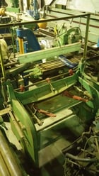 16 gauge x 4' Brown & Boggs, Gap Foot Squaring Shear, front support arms, sheet hold-down - Image 3