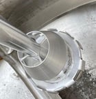 400 gallon Feldmeier, jacketed mix tank w/60 HP shear mixer, Stainless Steel construction, Dish bottom open - Image 2