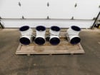 12" Glass lined pipe fitting connection tee, DeDietrich, new, set of 4 - Image 2