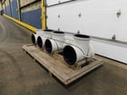 12" Glass lined pipe fitting connection tee, DeDietrich, new, set of 4 - Image 4