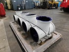 12" Glass lined pipe fitting connection tee, DeDietrich, new, set of 4 - Image 7