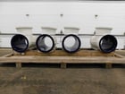 12" Glass lined pipe fitting connection tee, DeDietrich, new, set of 4 - Image 10