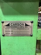 Carson #AHP-2x48, automated tube hole punch, .500"-2.625" tube outside dimension, .562"-72" hole to clamped - Image 8