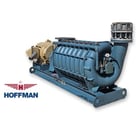 2800 cfm, Hoffman #65108A, multi-stage centrifugal exhauster blower, 3550 RPM, 8 stages, 200 HP - Image 1