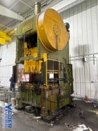 200 Ton, Minster #G2-200-72 Fixed Base, gap frame press, 8" stroke, 30" Shut Height, air clutch & brake - Image 1