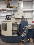 68" Olympia #V60L, CNC vertical turret lathe, Fanuc 180i-T, 30 ATC, Movable column, 66" table, 1999 - Image 1