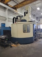 68" Olympia #V60L, CNC vertical turret lathe, Fanuc 180i-T, 30 ATC, Movable column, 66" table, 1999 - Image 8