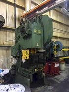 110 Ton, Brown & Boggs #110, OBI press, 6" stroke, 15.25" Shut Height, 3.87"adj., 33 SPM, 42" x27"bed, air - Image 1