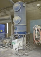 1075 cfm Spencer Bag Separator #311941A & 313431A, High Vac round baghouse, (2 available) - Image 1