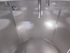 750 gallon 304 Stainless Steel tank, 64" dia. x 59" straight wall, 17.5" man hole, 2.75" drain port, 1" side - Image 10