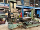 4" Tos #W100A, table type horizontal boring mill, 49" x49" built-in rotary table, built-in outrigger rails - Image 3