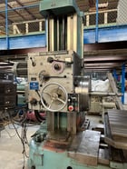 4" Tos #W100A, table type horizontal boring mill, 49" x49" built-in rotary table, built-in outrigger rails - Image 4