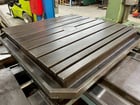 4" Tos #W100A, table type horizontal boring mill, 49" x49" built-in rotary table, built-in outrigger rails - Image 7