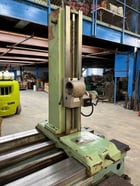 4" Tos #W100A, table type horizontal boring mill, 49" x49" built-in rotary table, built-in outrigger rails - Image 10