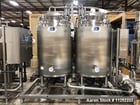 A & B Process Systems, 2-Tank CIP Skid, (2) 250 gallon Stainless Steel Tanks, 57" width x 116" L Skid mounted - Image 1