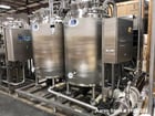 A & B Process Systems, 2-Tank CIP Skid, (2) 250 gallon Stainless Steel Tanks, 57" width x 116" L Skid mounted - Image 3