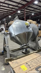 35 cu.ft. Abbe #RCB-54, Double Cone Blender/Mixer, 53 cu.ft. total capacity, 19.8" diameter loading, 7.87" - Image 1
