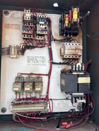 40" x 25" W.F. Wells #B25-2, semi-auto horizontal band saw, 2" blade width, 1998 - Image 6