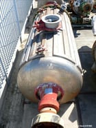 Vevey, Rotary Vacuum Dryer, 75 cu.ft. work capacity, 52" diameter x 128" straight side, 30/FV psi @ 392 F - Image 2