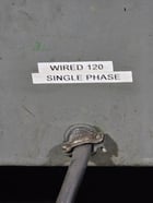 2000 lb. Littell #20-12, motorized coil reel, 18" width, 20" outside dimensions, 16" ID, 120 V., 1-phase - Image 6
