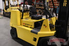 14700 lb. Hyster #S155XL, LPG forklift, 181" load height, 98" mast height, hard tire - Image 2