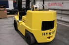 14700 lb. Hyster #S155XL, LPG forklift, 181" load height, 98" mast height, hard tire - Image 4