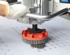 SMC #SD-H, manual deburring machine, 330x300mm area, 1000x800mm work table, NEW - Image 5