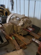 125 HP 1800 RPM General Electric, Frame 444T, TEFC, roller bearing, 1.15 service factor, new surplus, 460 - Image 4