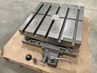 20" x 20" DeVlieg, airlift rotary index table, 90° shot pin indexing, 5 T-slots on 4" centers - Image 1
